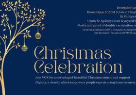 Event Of The Day: Christmas Celebration at St Philip’s Church